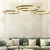 Lampa wisząca wielka CIRCLE 80+80+100+120 ST-8848-80+80+100+120 brass - Step Into Design